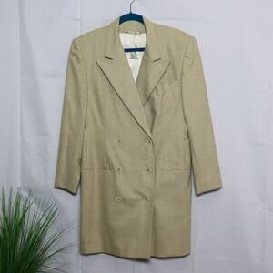 Escada Margaretha Ley Wool Cashmere Blazer Coat Size 38/US 6-8